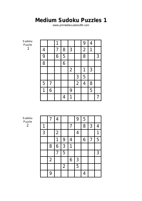 Sudoku Medium.pdf